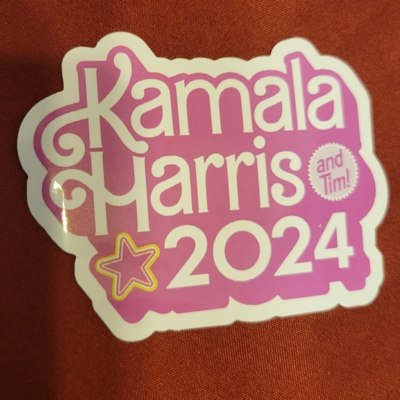 Kamala Harris 2024 Waterproof Vinyl Decal Bundle, 3-pk - Picture 2 of 5